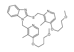 1-[[4-(3-methoxypropoxy)-3-methylpyridin-2-yl]methyl]-2-[[4-(3-methoxypropoxy)-3-methylpyridin-2-yl]methylsulfanyl]benzimidazole_1114543-47-3