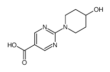 2-(4-hydroxypiperidin-1-yl)pyrimidine-5-carboxylic acid_1116339-69-5