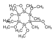 1,2,3,4,5,6-hexamethoxy-1,2,3,4,5,6-hexamethylhexasilinane_112164-20-2