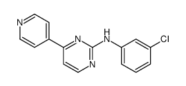 N-(3-chlorophenyl)-4-pyridin-4-ylpyrimidin-2-amine_112676-07-0
