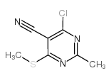 4-chloro-2-methyl-6-methylsulfanylpyrimidine-5-carbonitrile_112969-42-3