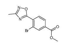 Methyl 3-bromo-4-(3-methyl-1,2,4-oxadiazol-5-yl)benzoate_1131594-37-0