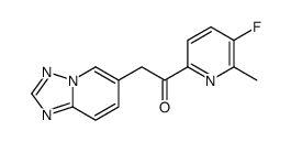 1-(5-fluoro-6-methylpyridin-2-yl)-2-([1,2,4]triazolo[1,5-a]pyridin-6-yl)ethanone_1132610-47-9