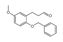 3-[2-(Benzyloxy)-5-methoxyphenyl]propanal_1132981-64-6