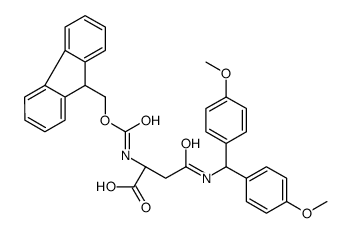 (2S)-4-[bis(4-methoxyphenyl)methylamino]-2-(9H-fluoren-9-ylmethoxycarbonylamino)-4-oxobutanoic acid_113534-16-0