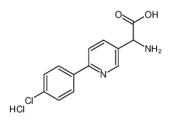 2-amino-2-[6-(4-chlorophenyl)pyridin-3-yl]acetic acid,hydrochloride_1137666-85-3