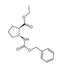 (1R,2S)-2-benzyloxycarbonylaminocyclopentanecarboxylic acid ethyl ester_1140972-27-5