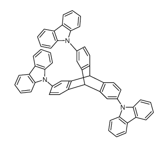 2,6,14-Tris(carbazol-9-yl)triptycene_1144515-96-7