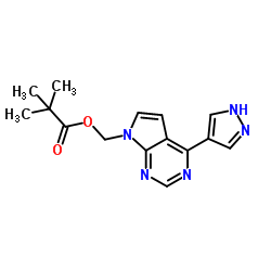 [4-(1H-Pyrazol-4-yl)-7H-pyrrolo[2,3-d]pyrimidin-7-yl]methyl pivalate_1146629-77-7