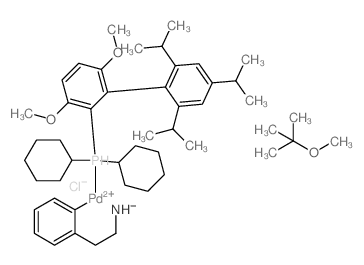 Chloro[2-(dicyclohexylphosphino)-3,6-dimethoxy-2',4',6'-triisopropyl-1,1'-biphenyl][2-(2-aminoethyl)phenyl]palladium(II)_1148148-01-9