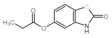 2(3H)-Benzothiazolone,5-(1-oxopropoxy)-(9CI)_115045-86-8