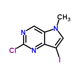 2-chloro-7-iodo-5-methyl-5H-pyrrolo[3,2-d]pyrimidine_1152475-62-1