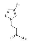 3-(4-bromopyrazol-1-yl)propanamide_1177349-02-8