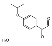 2-oxo-2-(4-propan-2-yloxyphenyl)acetaldehyde,hydrate_1185081-21-3
