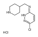 6-chloro-N-(piperidin-4-ylmethyl)pyridazin-3-amine,hydrochloride_1185309-61-8