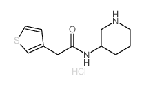 N-piperidin-3-yl-2-thiophen-3-ylacetamide,hydrochloride_1185319-51-0