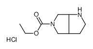 ethyl 2,3,3a,4,6,6a-hexahydro-1H-pyrrolo[2,3-c]pyrrole-5-carboxylate,hydrochloride_1186663-22-8