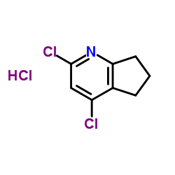 2,4-Dichloro-6,7-dihydro-5H-cyclopenta[b]pyridine hydrochloride_1187830-87-0