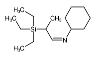 N-cyclohexyl-2-triethylsilylpropan-1-imine_119711-55-6