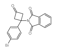 2-[1-(4-bromophenyl)-3-oxocyclobutyl]isoindole-1,3-dione_1199556-87-0