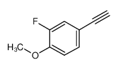 4-ethynyl-2-fluoro-1-methoxybenzene_120136-28-9