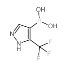 [5-(trifluoromethyl)-1H-pyrazol-4-yl]boronic acid_1202054-12-3