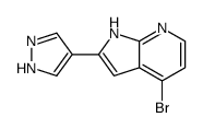 4-Bromo-2-(1H-pyrazol-4-yl)-1H-pyrrolo[2,3-b]pyridine_1203569-59-8