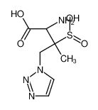 (2S,3S)-2-amino-3-methyl-3-sulfino-4-(triazol-1-yl)butanoic acid_120701-87-3