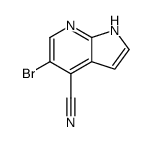 5-Bromo-1H-pyrrolo[2,3-b]pyridine-4-carbonitrile_1207625-52-2