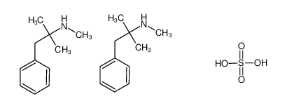 N,2-dimethyl-1-phenylpropan-2-amine,sulfuric acid_1212-72-2