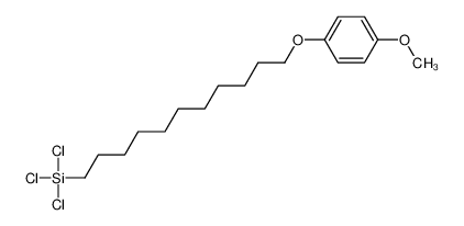 trichloro-[11-(4-methoxyphenoxy)undecyl]silane_121269-08-7