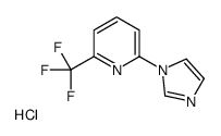 2-(1H-Imidazol-1-yl)-6-(trifluoromethyl)pyridine hydrochloride_1215206-29-3