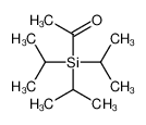 1-tri(propan-2-yl)silylethanone_121675-51-2