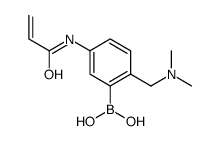 [2-[(dimethylamino)methyl]-5-(prop-2-enoylamino)phenyl]boronic acid_1217500-78-1
