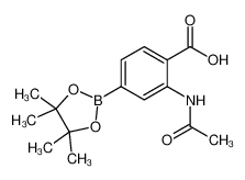 2-Acetamido-4-(4,4,5,5-tetramethyl-1,3,2-dioxaborolan-2-yl)benzoic acid_1218789-96-8