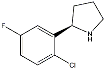 (R)-2-(2-chloro-5-fluorophenyl)pyrrolidine_1223405-13-7