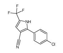 2-(4-Chlorophenyl)-5-(trifluoromethyl)-1H-pyrrole-3-carbonitrile_122454-23-3