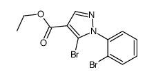 ethyl 5-bromo-1-(2-bromophenyl)pyrazole-4-carboxylate_1245093-30-4