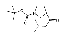 tert-butyl (3S)-3-(3-methylbutanoyl)pyrrolidine-1-carboxylate_1251570-77-0