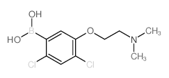 [2,4-dichloro-5-[2-(dimethylamino)ethoxy]phenyl]boronic acid_1256346-48-1