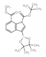1-tert-Butyl 7-methyl 3-(4,4,5,5-tetramethyl-1,3,2-dioxaborolan-2-yl)-1H-indole-1,7-dicarboxylate CAS:1256360-02-7 manufacturer & supplier