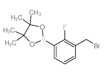 2-[3-(bromomethyl)-2-fluorophenyl]-4,4,5,5-tetramethyl-1,3,2-dioxaborolane_1256360-37-8