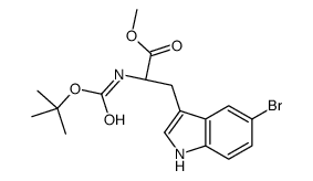 Methyl 5-bromo-N-{[(2-methyl-2-propanyl)oxy]carbonyl}-L-tryptopha nate_1257851-13-0
