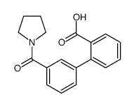 2-[3-(pyrrolidine-1-carbonyl)phenyl]benzoic acid_1261941-65-4