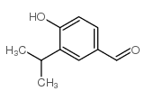 Benzaldehyde, 4-hydroxy-3-(1-methylethyl)- (9CI)_126274-94-0