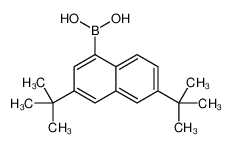 (3,6-ditert-butylnaphthalen-1-yl)boronic acid_126822-80-8