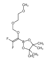 2-[2,2-Difluoro-1-(MEM)ethenyl]-boronic acid pinacol ester_1272412-65-3