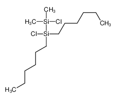 chloro-[chloro(dihexyl)silyl]-dimethylsilane_129064-84-2