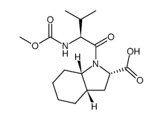 (2S,3aS,7aS)-1-{N-[(methyloxy)carbonyl]-L-valyl}octahydro-1H-indole-2-carboxylic acid_1296797-28-8