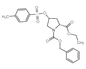 1-O-benzyl 2-O-ethyl (2R,4R)-4-(4-methylphenyl)sulfonyloxypyrrolidine-1,2-dicarboxylate_130830-60-3